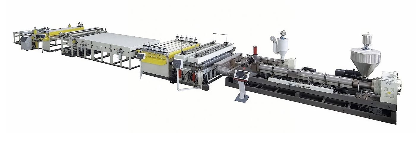 PC Plastic Hollow Cross Section Plate, Solar Panel, Flying Wing Panel Extrusion Line