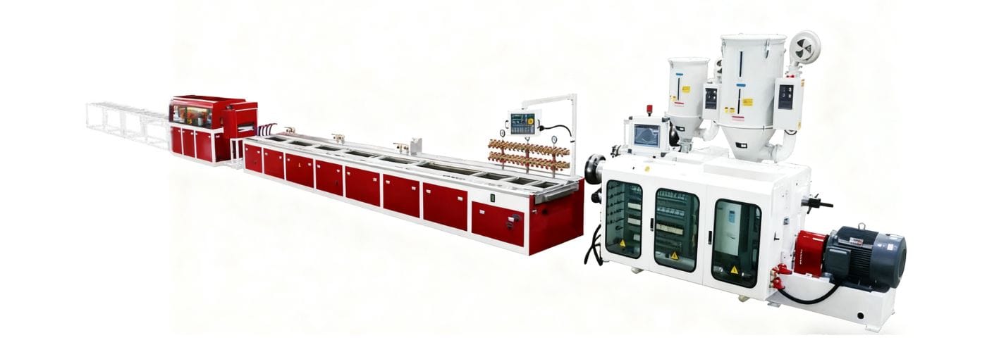 PE Marine Pedal Profile Extrusion Line