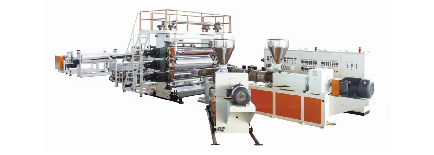 PP and Wood Powder, Bamboo Powder and Fiber Composite Sheet Extrusion Line
