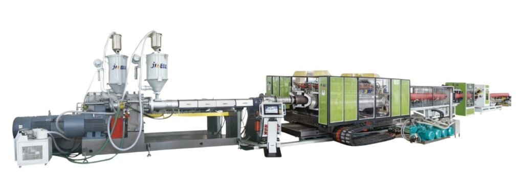 Horizontal Double Wall Corrugated Pipe Production Line