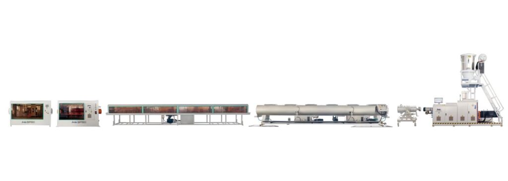 High-speed Energy-saving HDPE Solid Wall Pipe Extrusion Line