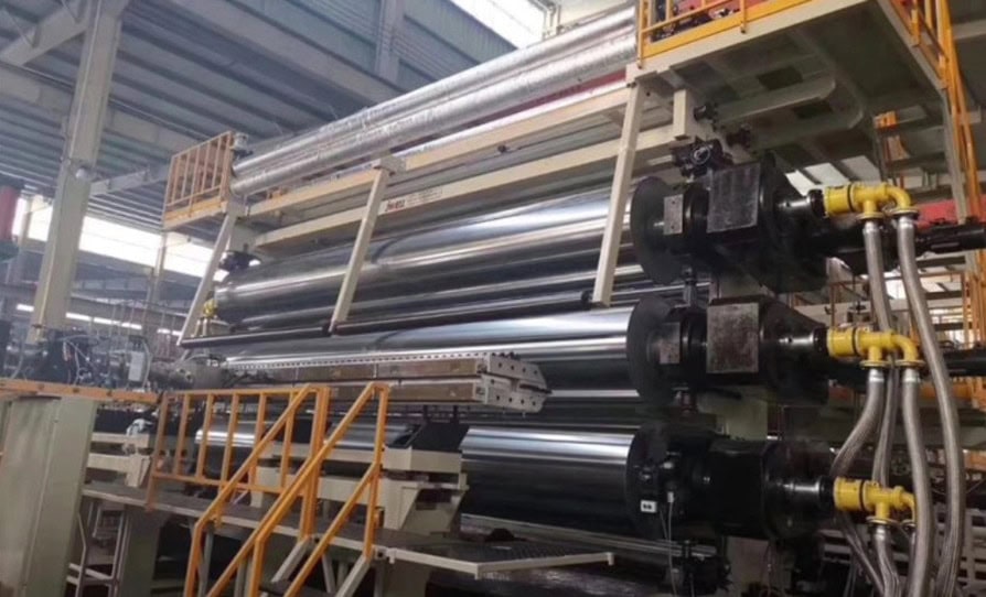 8000mm HDPE Membrane Extrusion Machine Project