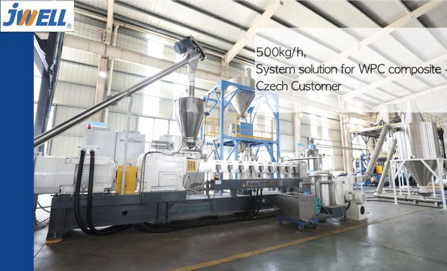 Wood Plastic Composite Extrusion Machine Project
