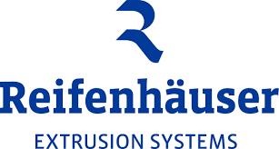 Reifenhäuser Extrusion Systems logo with the blue R emblem, featured in the top 10 extruder manufacturers