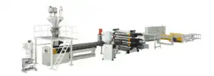 New energy vehicle flame retardant plate production line