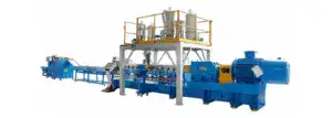 Linha Jwell de composição e granulação de plásticos de engenharia