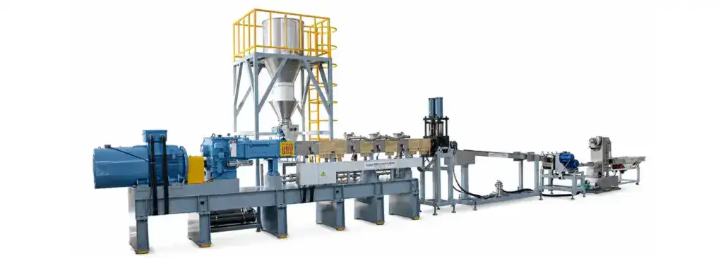 PET Bottle Flakes Recycling Pelletizing Machine