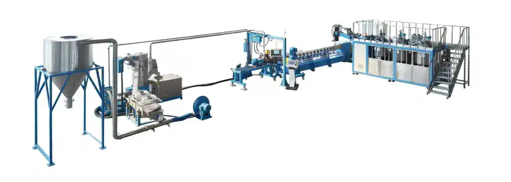 TPU Reaction Extrusion Pelletizing Line