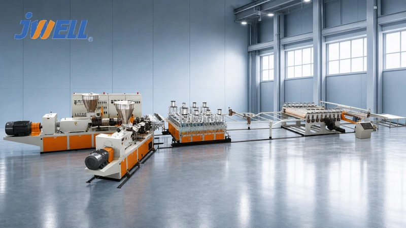 Jwell PVC Skinning (WPC) Foam Board Extrusion Line