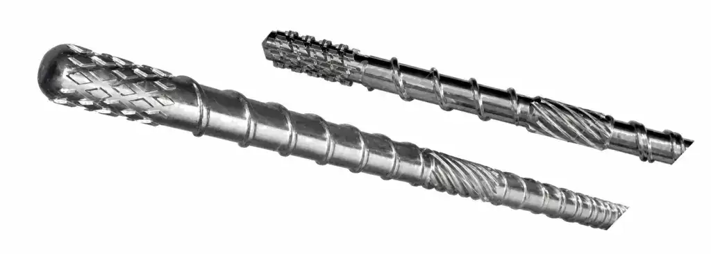 Blow molding series screw