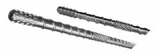 Blow molding series screw