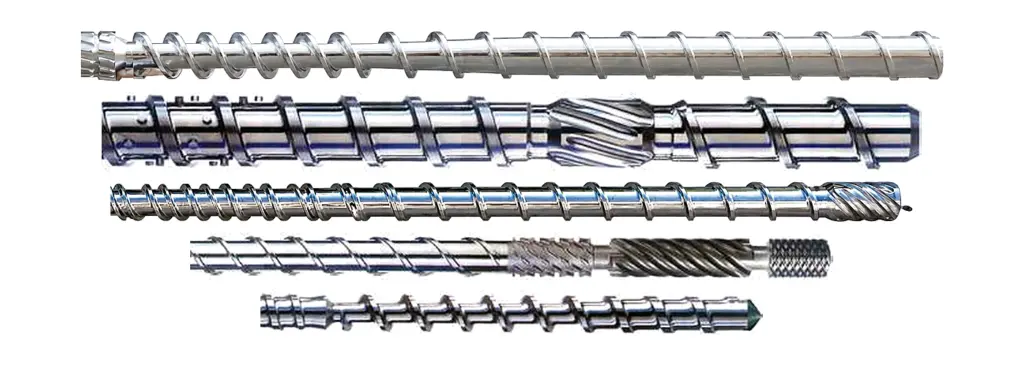 Single screw and barrel