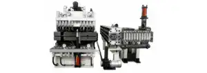 hollow grid sheet die and calibration assembly for PC PP and PE panels
