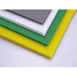 colored PP and PE hollow grid sheet samples