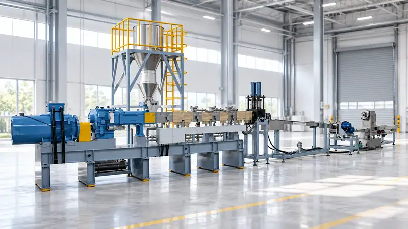 Jwell PET Bottle Flakes Recycling Pelletizing Machine