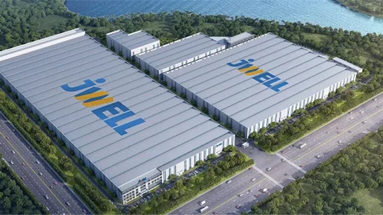 Aerial view of Chuzhou JWELL plastic extrusion machinery factory
