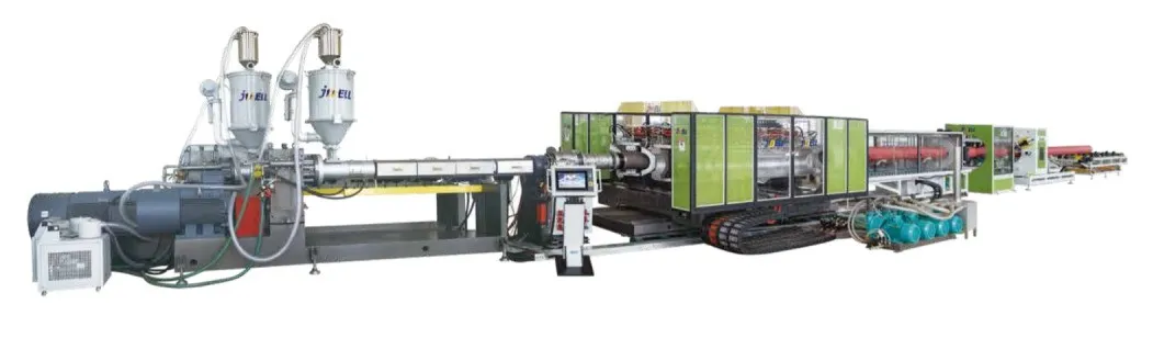 JWELL horizontal double-wall corrugated pipe production line