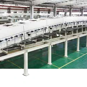 Sections de four de séchage d’une ligne de revêtement sur une structure en acier