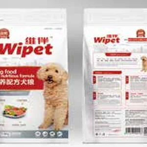 Saqueta doypack laminada para embalagem de comida para cão